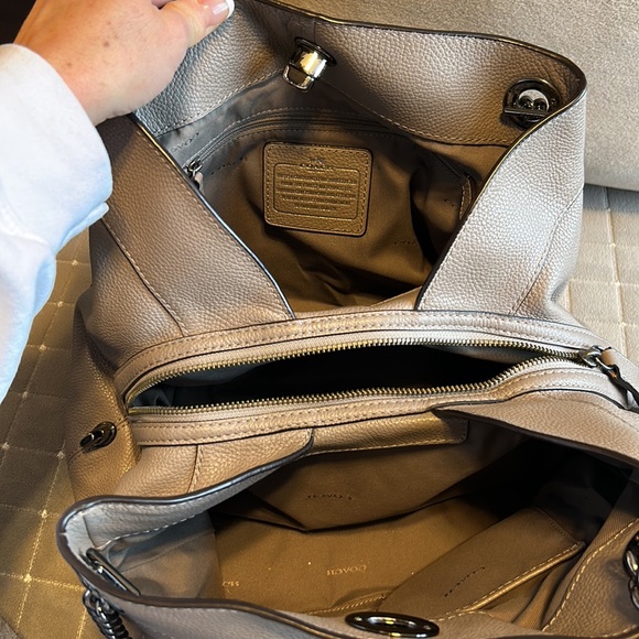 Coach Pebble Leather Shoulder Bag - Picture 4 of 4